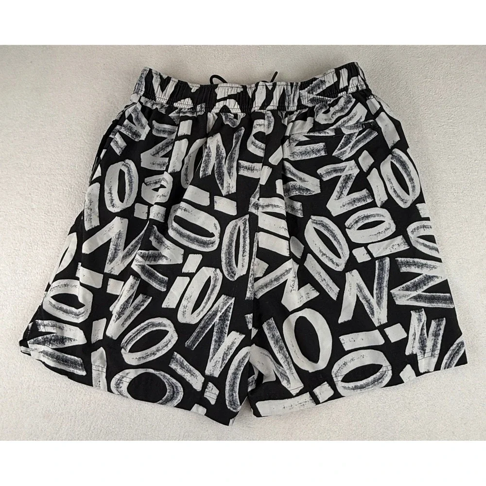 Jordan‎ Graphic Basketball Shorts Mens XL Black White DH0590-010 Jumpman Print